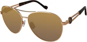 Jessica Simpson Women's J5596 Classic Metal Aviator Pilot Sunglasses with UV400 Protection