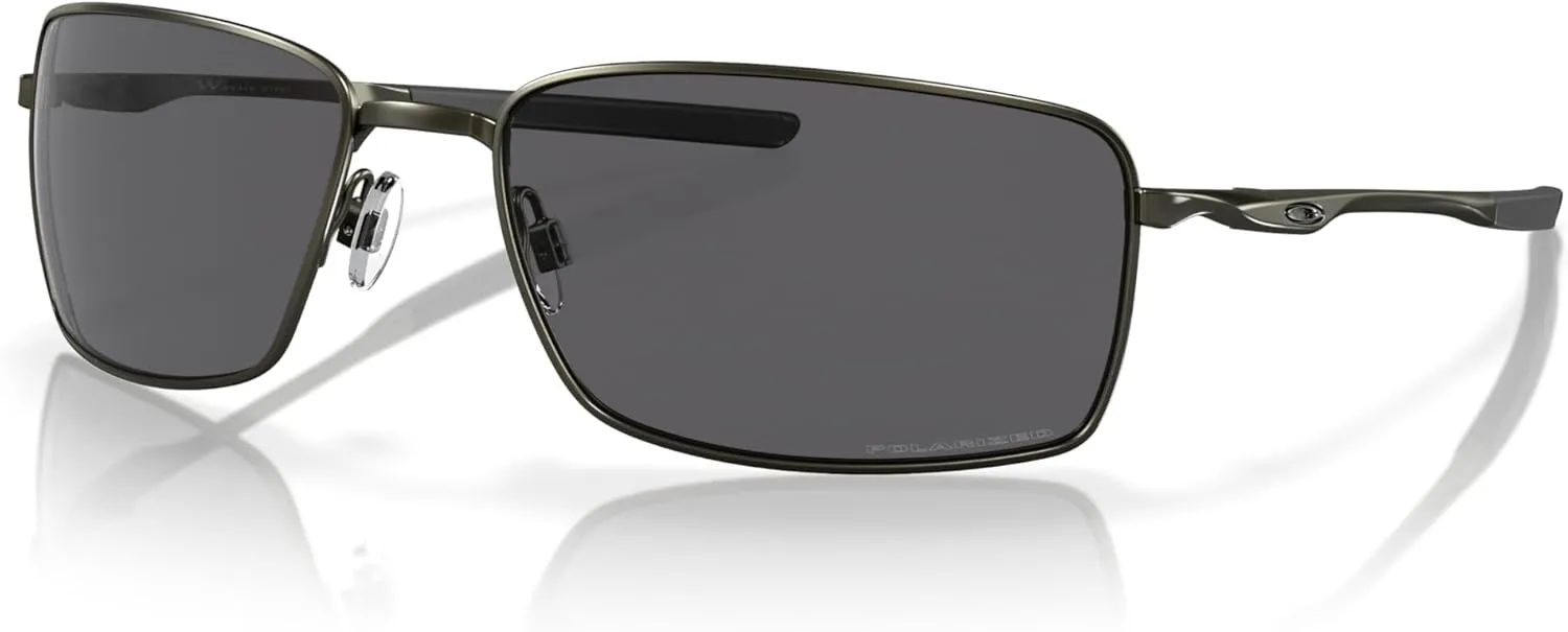 Oakley Men's OO4075 Square Wire Rectangular Metal Sunglasses