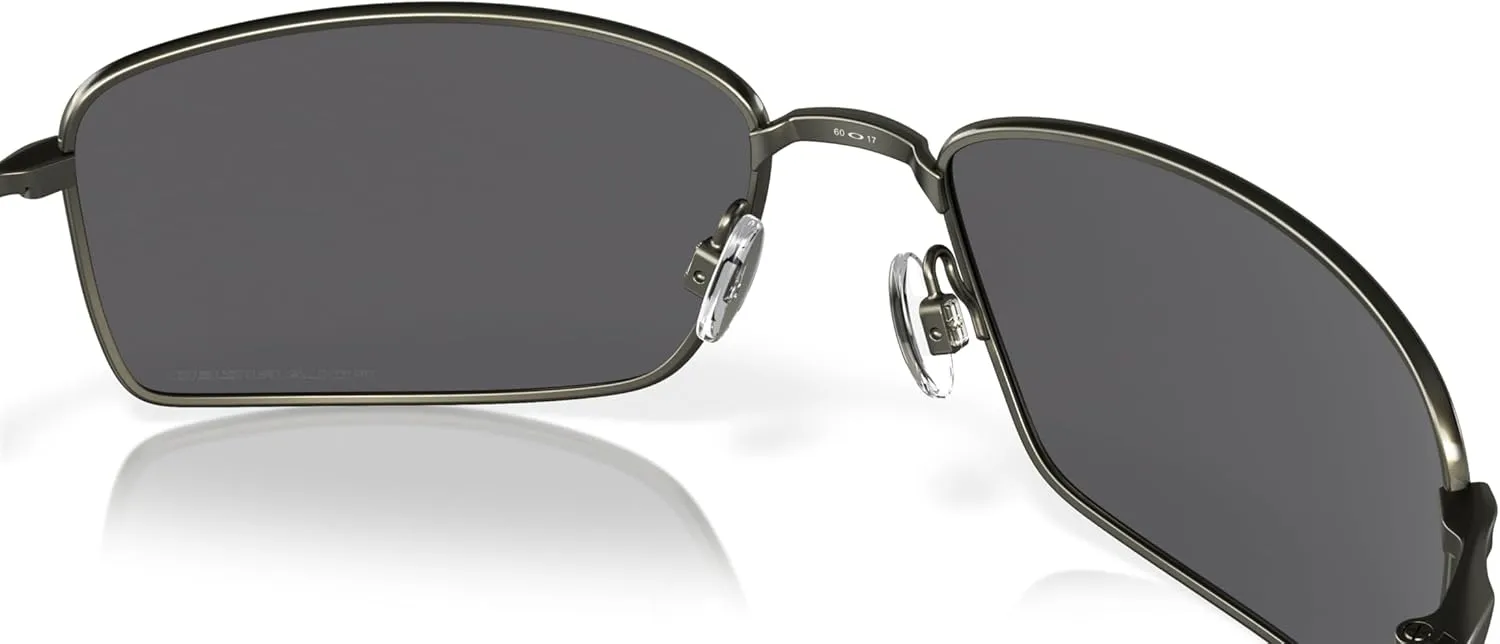 Oakley Men's OO4075 Square Wire Rectangular Metal Sunglasses