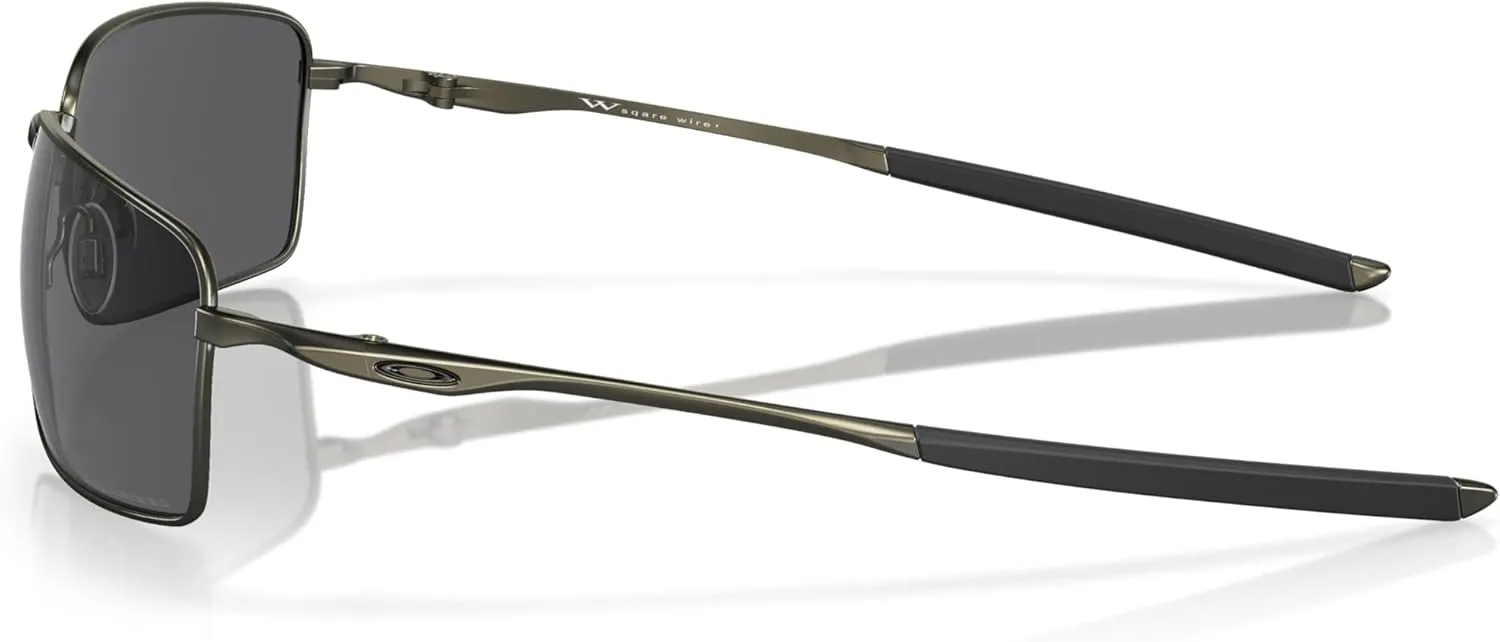 Oakley Men's OO4075 Square Wire Rectangular Metal Sunglasses