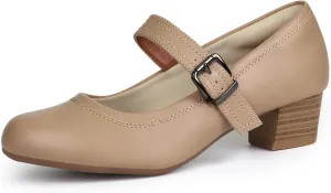 Ortho rest Women Mary Janes Shoes for Bunions Orthopedic Dress Shoes Low Chunky Heels Work Pumps
