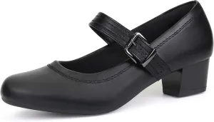 Ortho rest Women Mary Janes Shoes for Bunions Orthopedic Dress Shoes Low Chunky Heels Work Pumps
