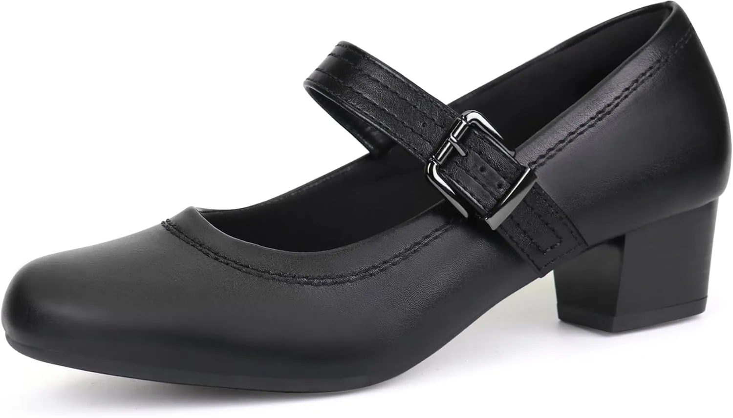 Ortho rest Women Mary Janes Shoes for Bunions Orthopedic Dress Shoes Low Chunky Heels Work Pumps