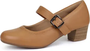 Ortho rest Women Mary Janes Shoes for Bunions Orthopedic Dress Shoes Low Chunky Heels Work Pumps