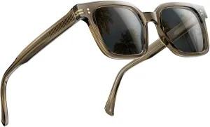 Premium 158MM Large Polarized Sunglasses for Men Women, 2 Pack XXL TR Frame Trendy Sun Glasses Outdoor with UV400